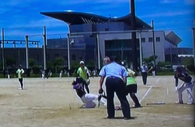 ●R7 市総体ソフトボール先取点スライディング